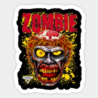 Face Truck of Zombie Sticker
